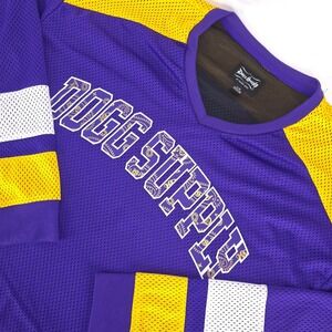 Snoop Dogg Supply Jersey Mens Large 93 Graphic Print Long Sleeve Hip Hop Paisley